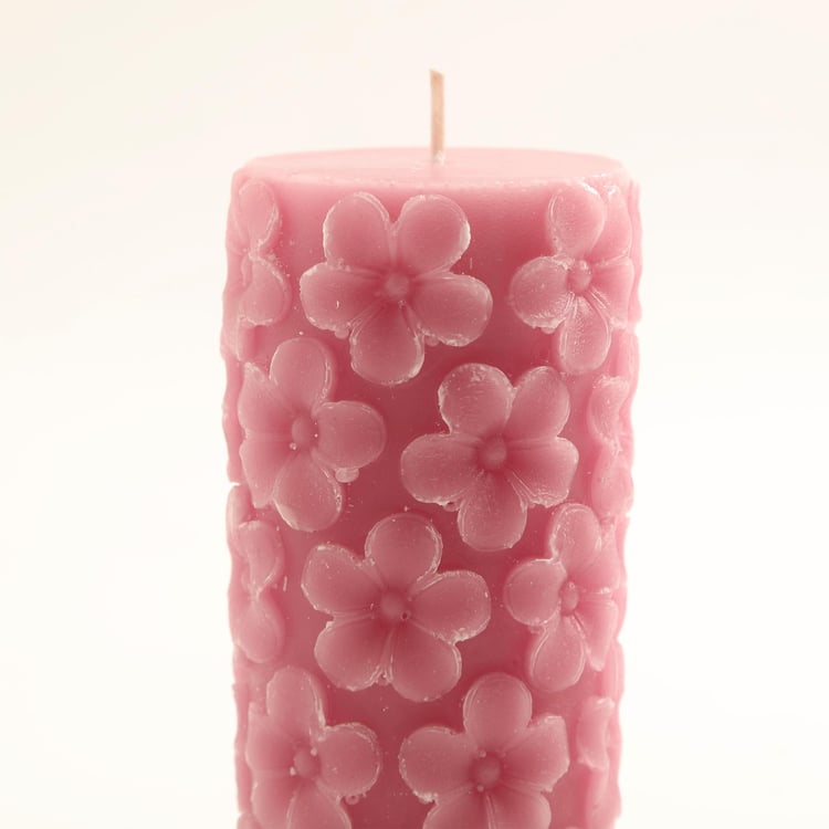 Moksha Decor Lavender Scented Pillar Candle