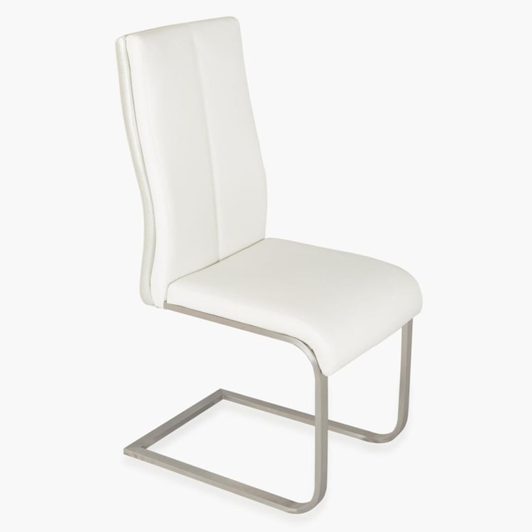 Parlin Glass Top 6-Seater Dining Set with Chairs and Bench - White