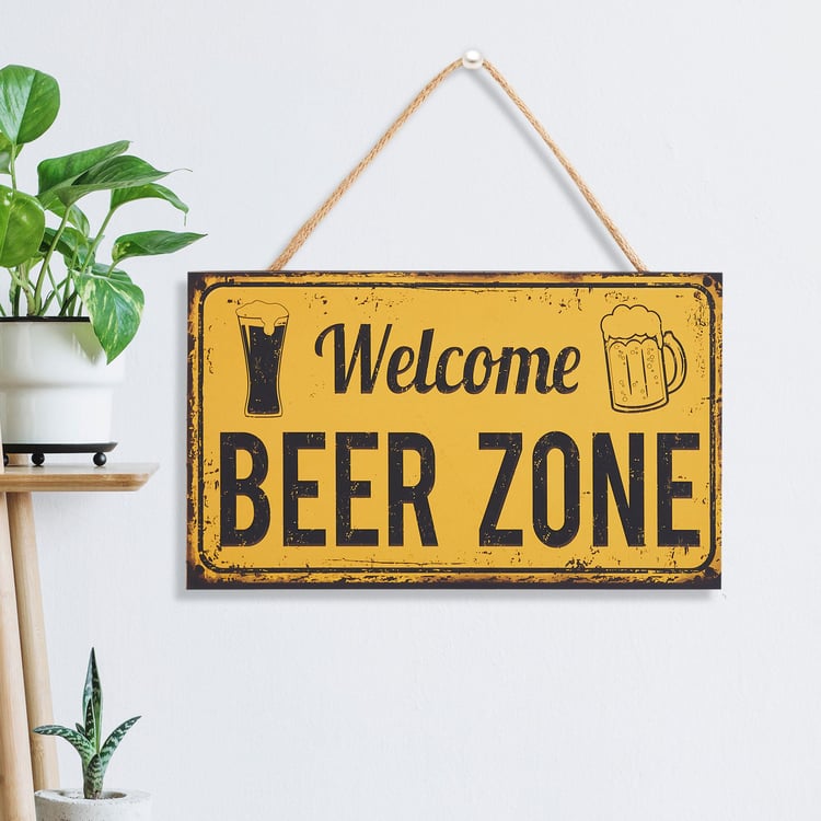 Garnet D�cor Beer Bar Hanging Picture Frame - 15x25cm