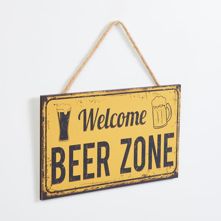 Garnet D�cor Beer Bar Hanging Picture Frame - 15x25cm
