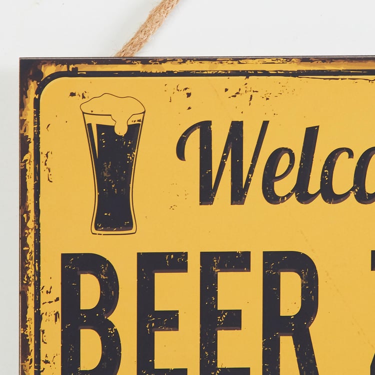 Garnet D�cor Beer Bar Hanging Picture Frame - 15x25cm