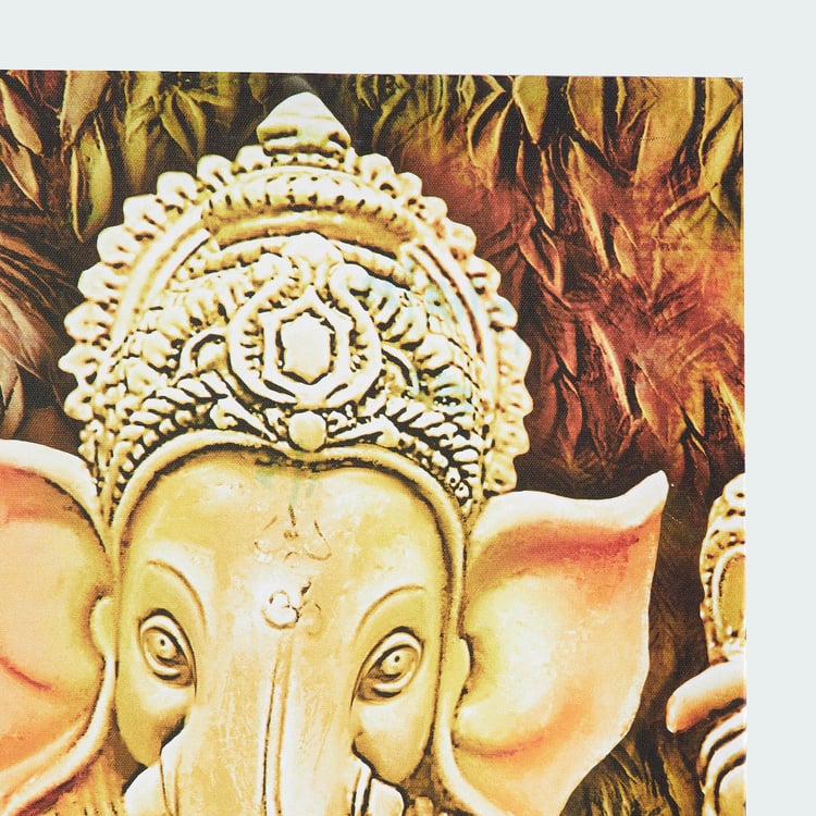 Ananda Ganesha Set of 3 Canvas Picture Frames - 25x45cm