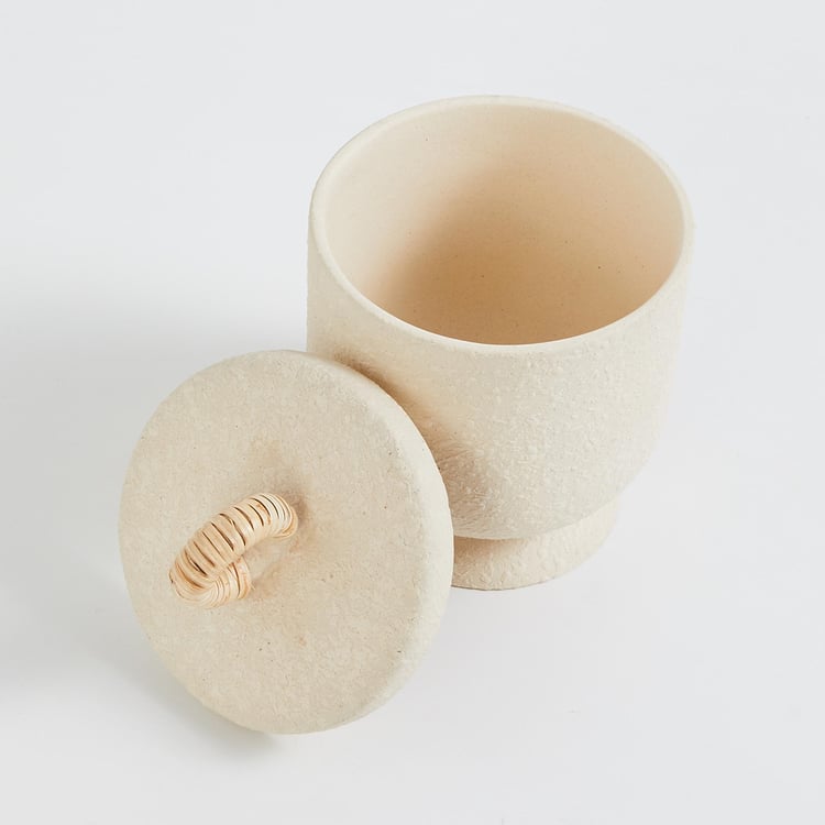 Marshmallow Sandstone Canister