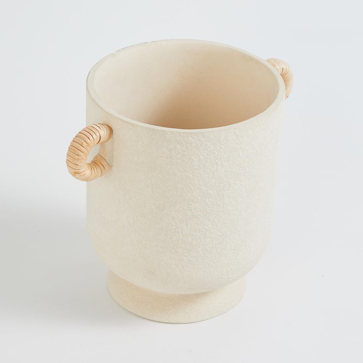 Marshmallow Sandstone Vase