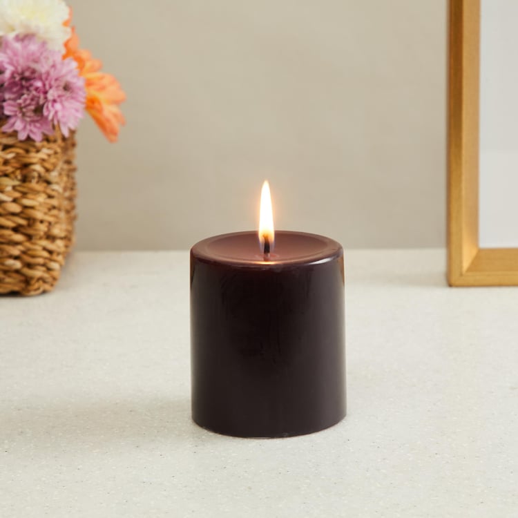 Color Connect Musk Scented Pillar Candle