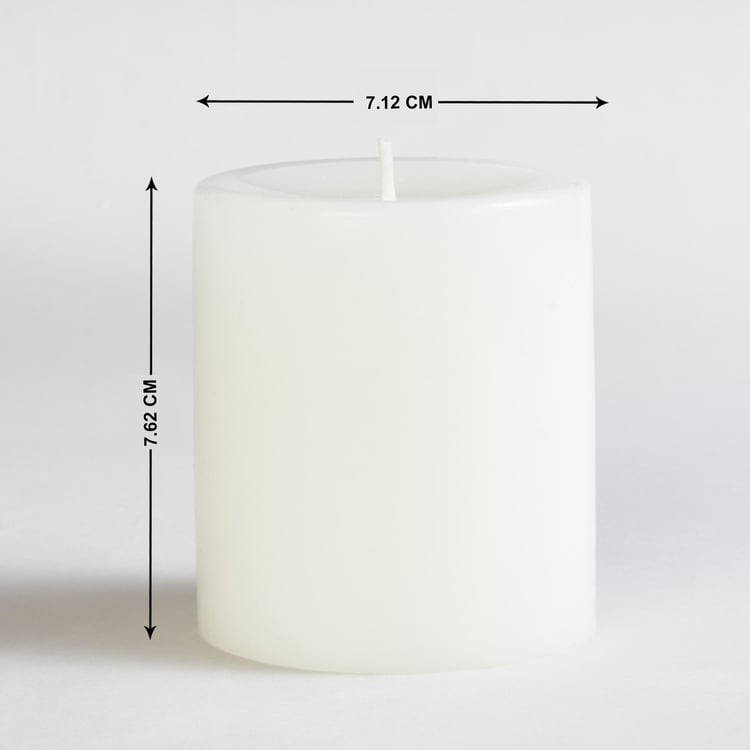 Color Connect Vanilla Scented Pillar Candle