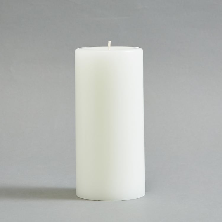 Colour Connect Vanilla Scented Pillar Candle