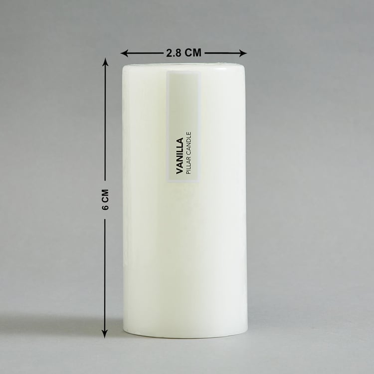 Colour Connect Vanilla Scented Pillar Candle