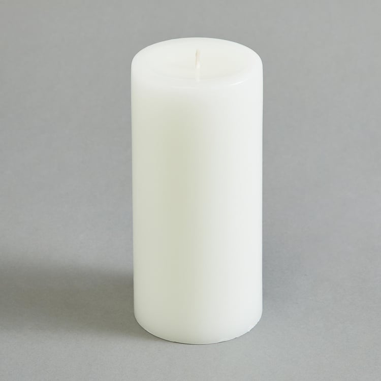 Colour Connect Vanilla Scented Pillar Candle