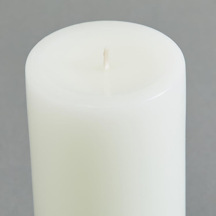 Colour Connect Vanilla Scented Pillar Candle