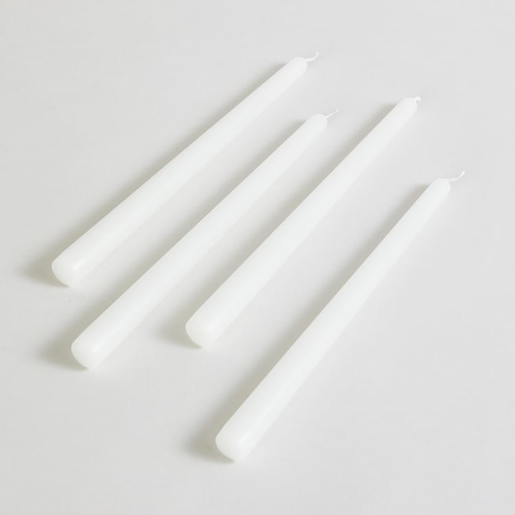 Colour Connect Set of 4 Lily Scented Taper Candles