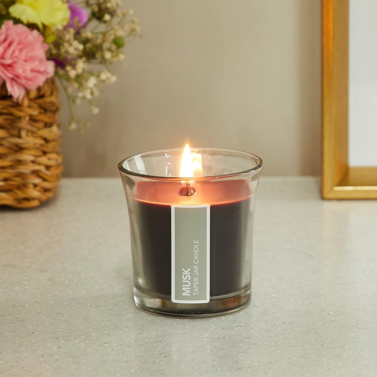 Colour Connect Musk Scented Jar Candle