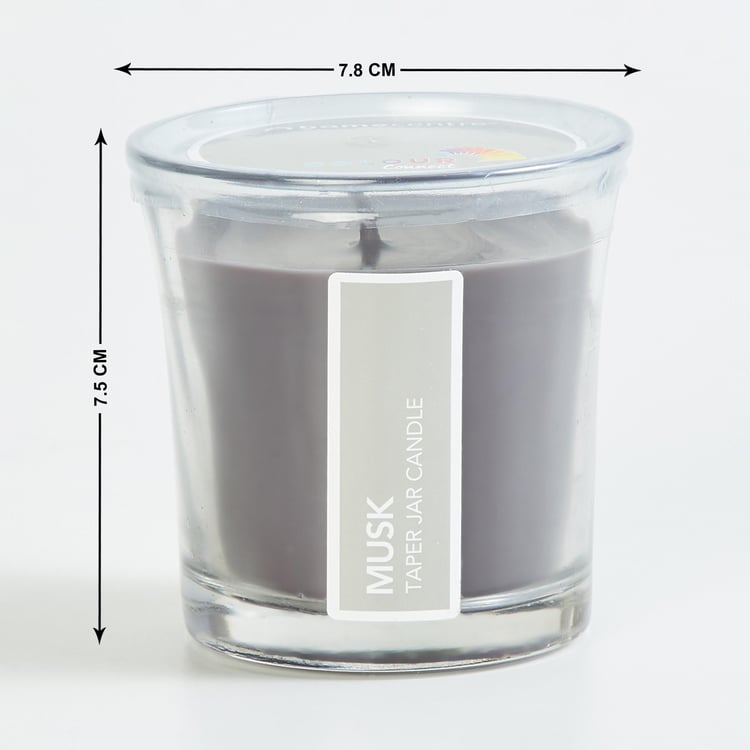 Colour Connect Musk Scented Jar Candle