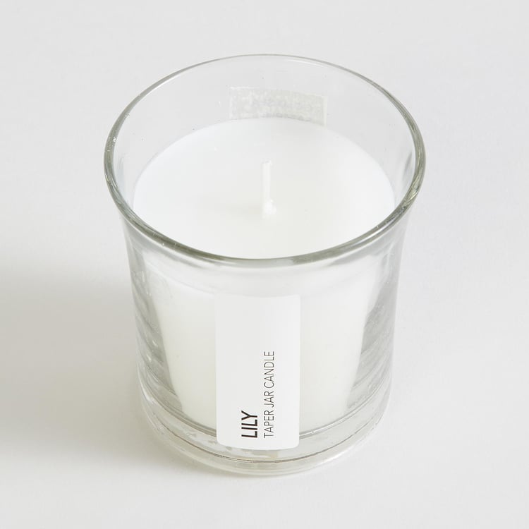 Colour Connect Lily Scented Taper Jar Candle