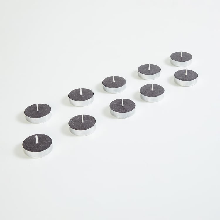 Colour Connect Set of 10 Musk Scented T-Light Candles