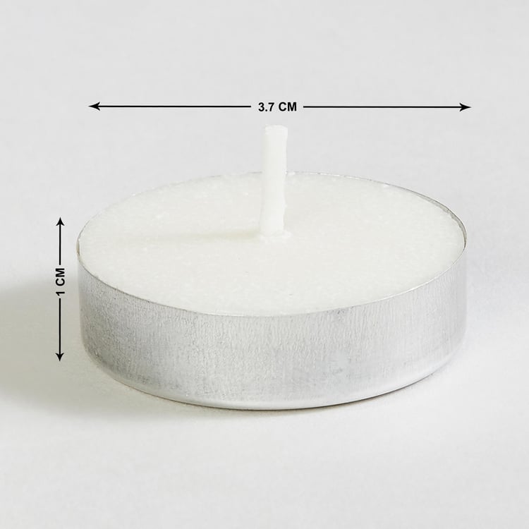 Colour Connect Set of 10 Vanilla Scented T-Light Candles