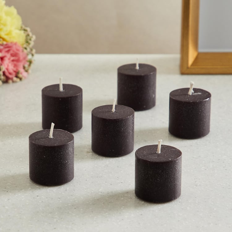 Colour Connect Set of 6 Musk Scented Votive Candles