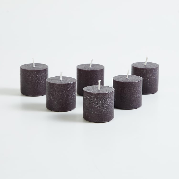 Colour Connect Set of 6 Musk Scented Votive Candles