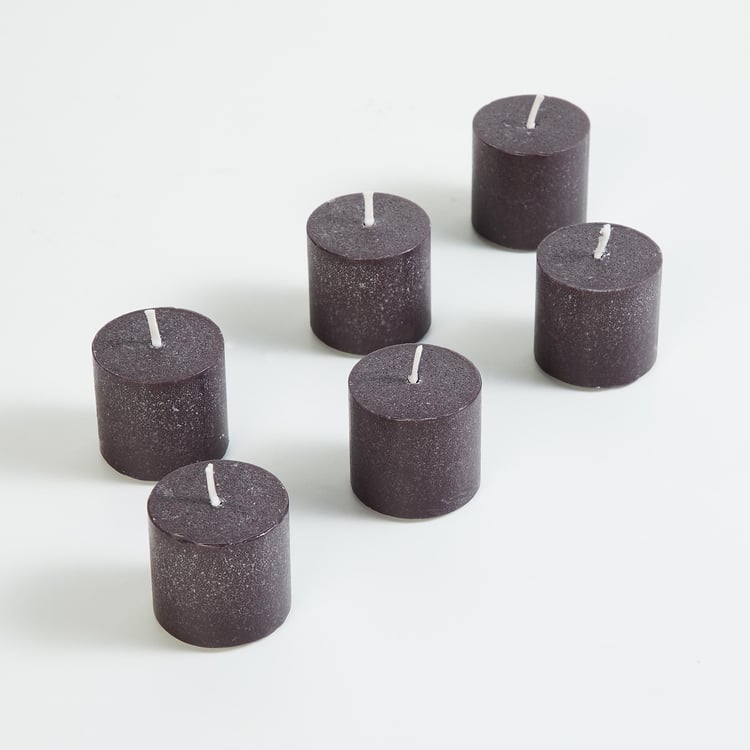 Colour Connect Set of 6 Musk Scented Votive Candles