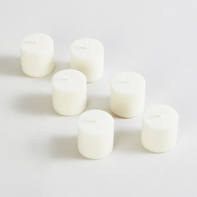 Colour Connect Set of 6 Vanilla Scented Votive Candles