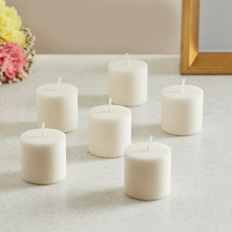 Colour Connect Set of 6 Lily Scented Votive Candles