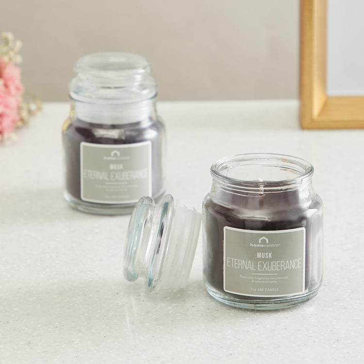 Colour Connect Set of 2 Musk Scented Jar Candles