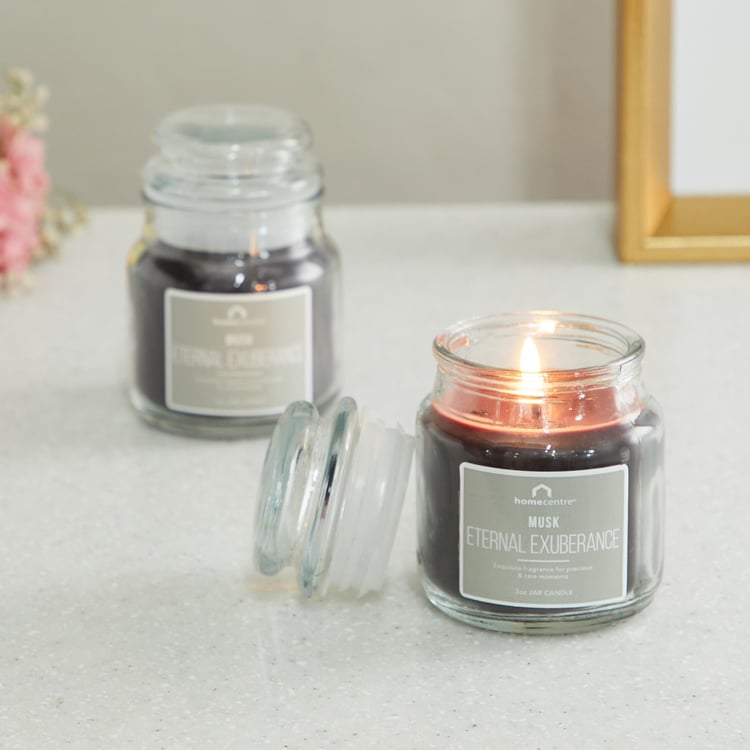 Colour Connect Set of 2 Musk Scented Jar Candles