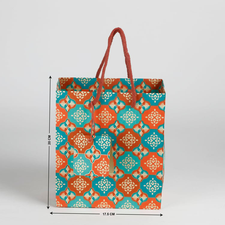 Oxley Printed Gift Bag with Tag