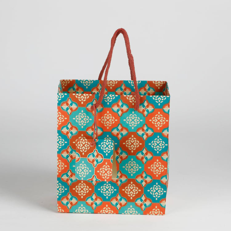 Oxley Printed Gift Bag with Tag