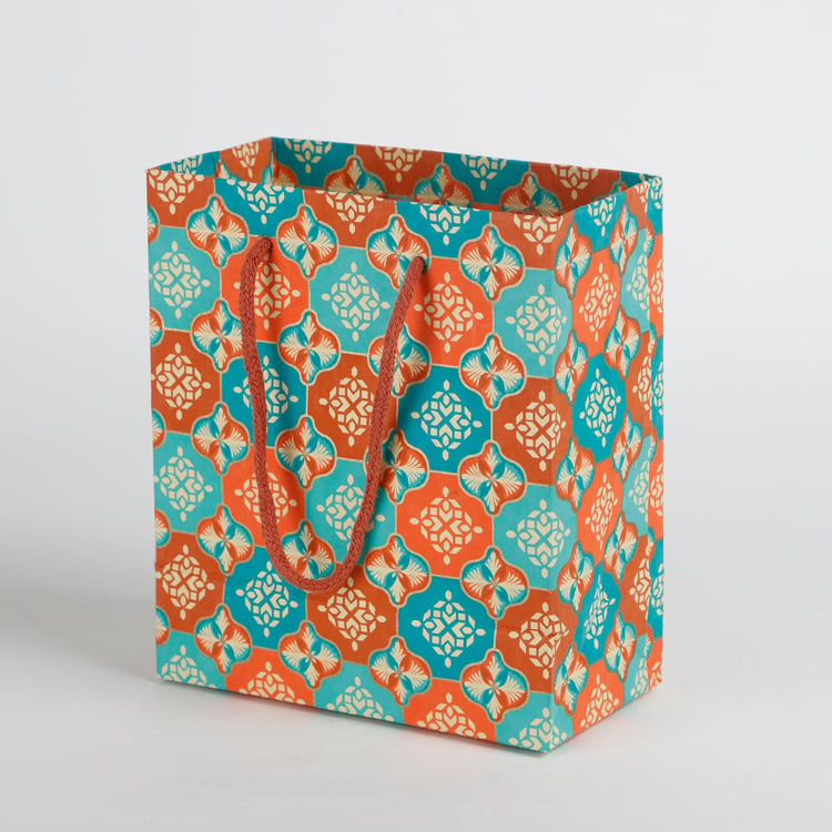 Oxley Printed Gift Bag with Tag