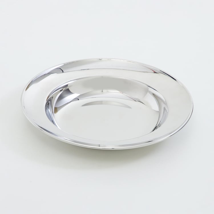 Blaze Stainless Steel Soup Plate - 21.5cm