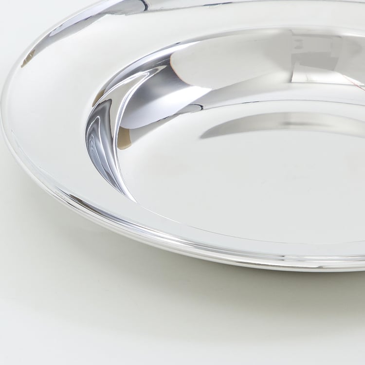 Blaze Stainless Steel Soup Plate - 21.5cm