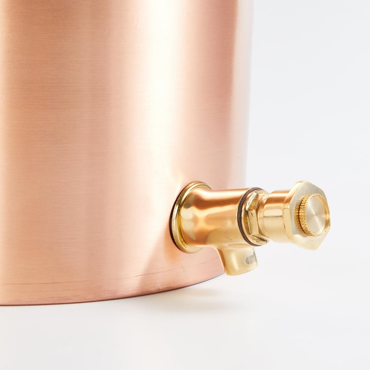 Healthy Living Copper Solid Dispenser with Lid - 8L