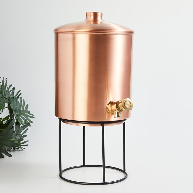 Healthy Living Copper Decanter with Stand - 5L