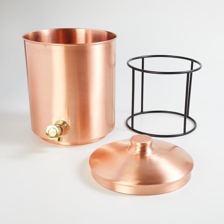 Healthy Living Copper Decanter with Stand - 5L