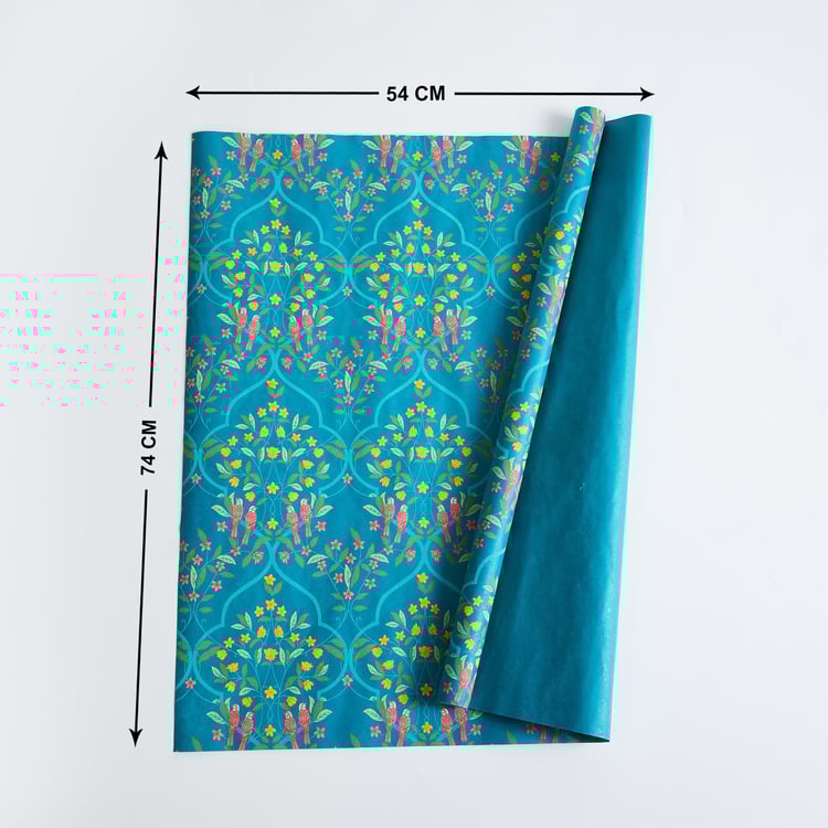 Corsica Bela Wrapping Sheet with Tag and Ribbon