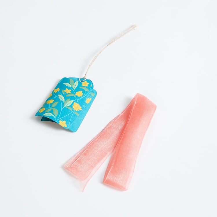 Corsica Bela Wrapping Sheet with Tag and Ribbon