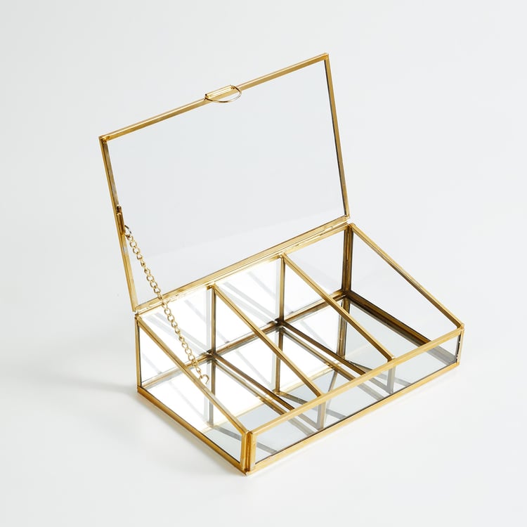 Corsica Bela Glass Jewellery Box