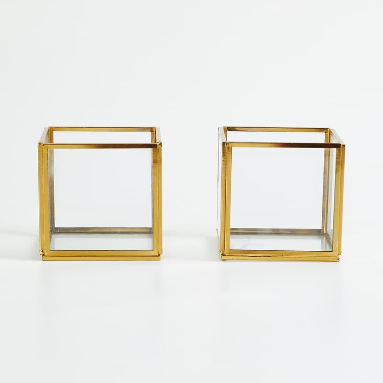 Corsica Bela Set of 2 Glass Votive Holders