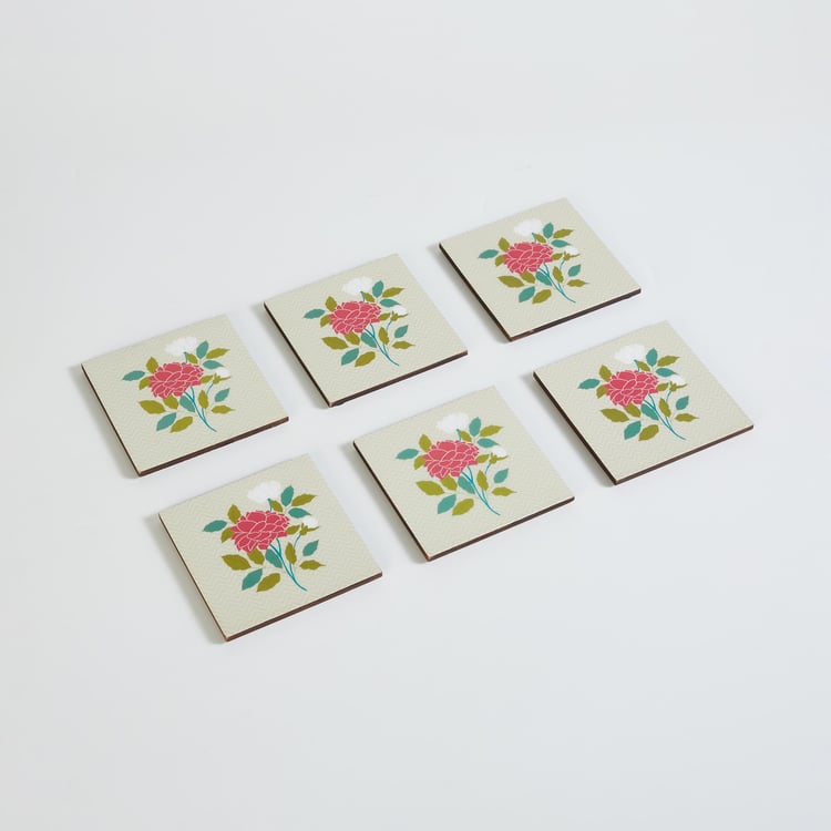 Corsica Bela Set of 6 Wood Coasters