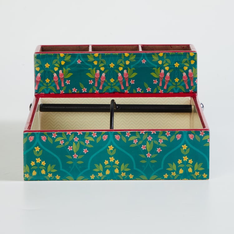 Corsica Bela Wood Napkin and Cutlery Holder