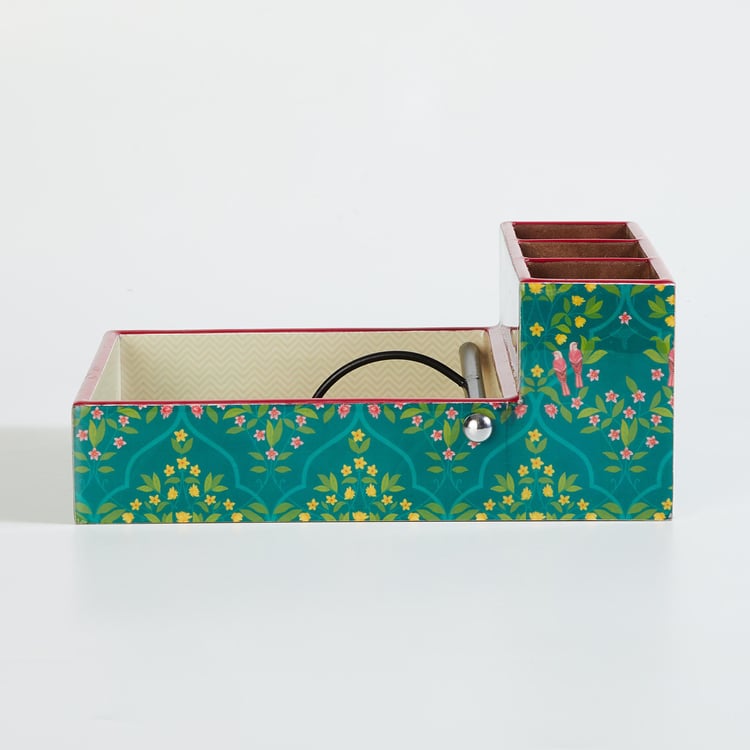 Corsica Bela Wood Napkin and Cutlery Holder