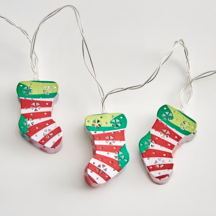 Carols Stocking String Light - 10 LEDs