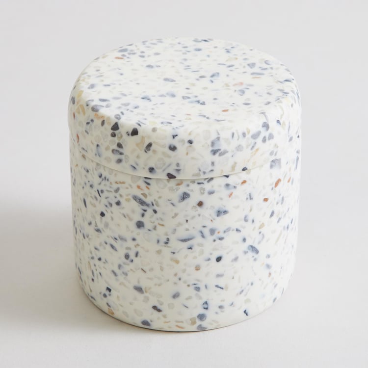 Marshmallow Polyresin Cotton Jar