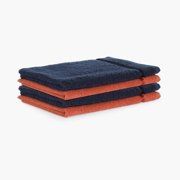 SPACES Atrium Solid Cotton Hand Towel - 40x60cm - Set of 4