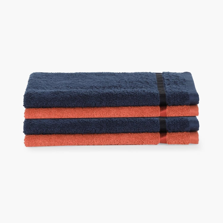 SPACES Atrium Solid Cotton Hand Towel - 40x60cm - Set of 4