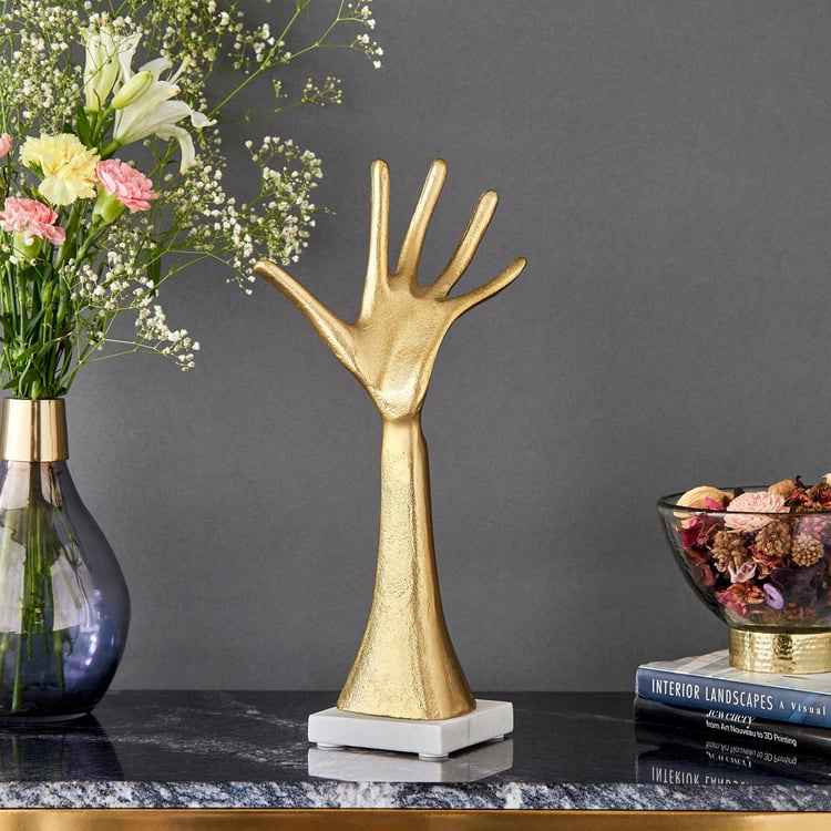 Eternity Aluminium Open Hand Table Accent