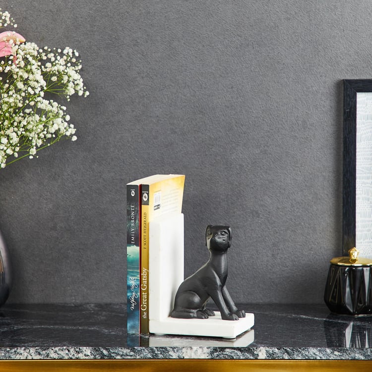 Splendid Aluminium Dog Book End