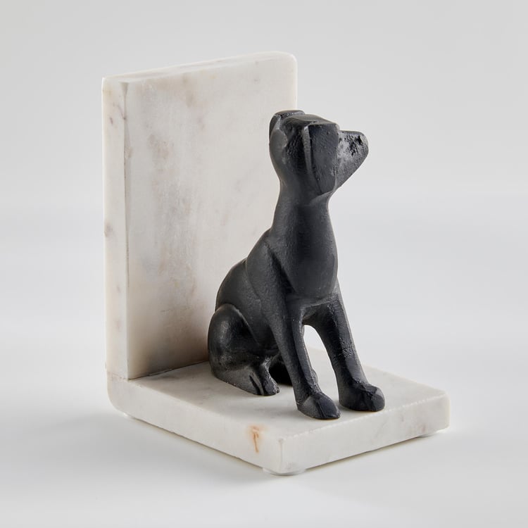 Splendid Aluminium Dog Book End