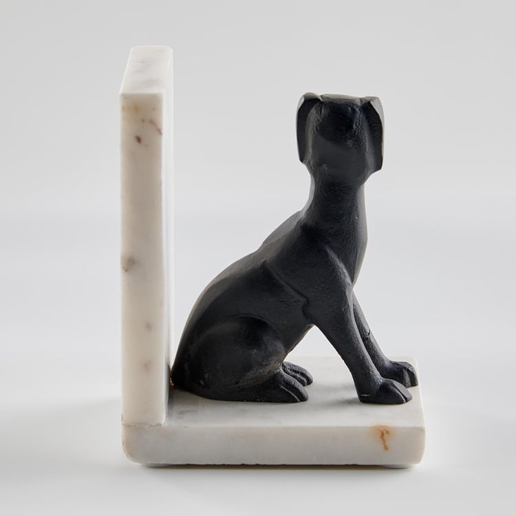 Splendid Aluminium Dog Book End